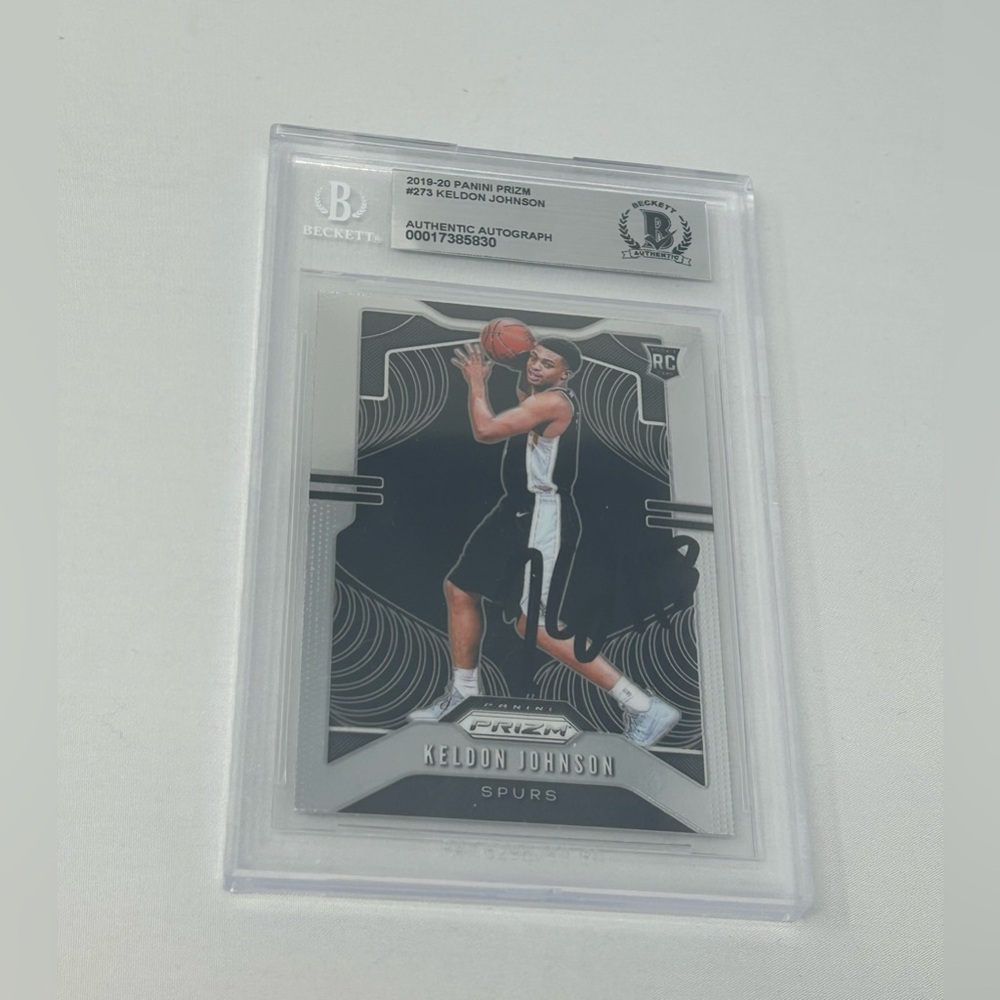 Keldon‎ Johnson signed Beckett Encapsulated 2019-20 Rookie Card